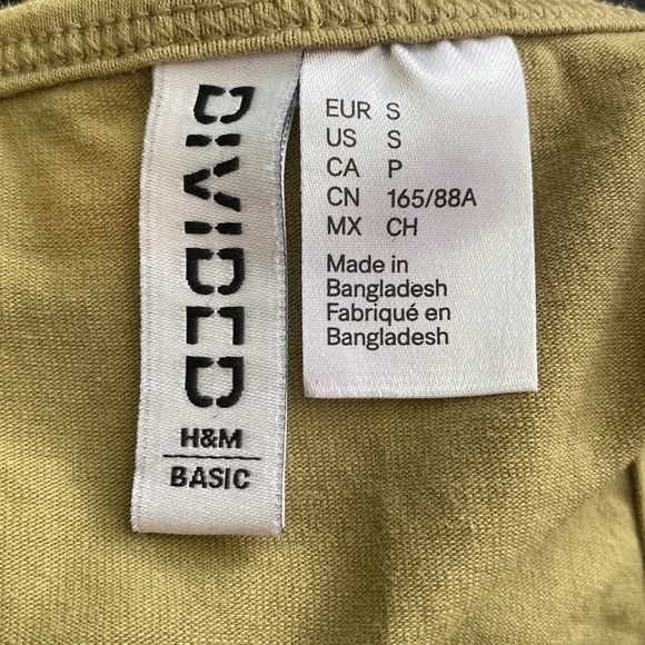 Divided by H&M Teen Girls Small Green Crop Top - Picture 5 of 7